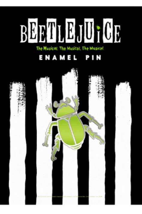 George, staten island, on july 26. Beetlejuice the Broadway Musical Enamel Pin in 2020 ...