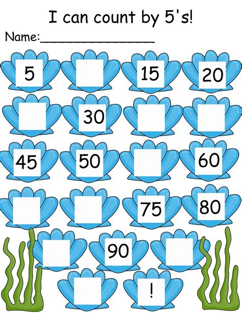 Count By 5s Worksheet