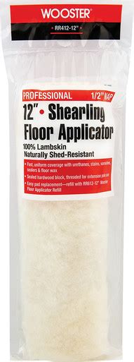 Wooster Rr412 12 X 12 Nap Shearling Lambskin Floor Applicator