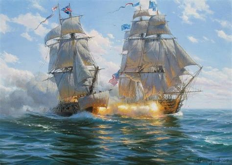 Sailing Ship Painting By Alexander Shenderov Ocean Painting Etsy In 2020 Ship Paintings