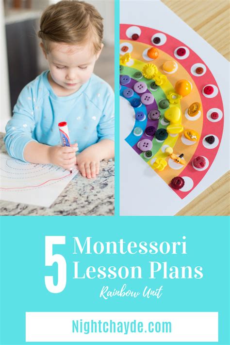 5 Free Montessori Lesson Plans For The Rainbow Unit Use These Free