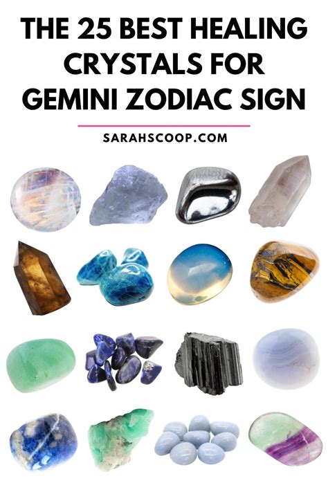 Gemini Crystal Set Healing Crystals Ts For Gemini Women Gemeni Stone