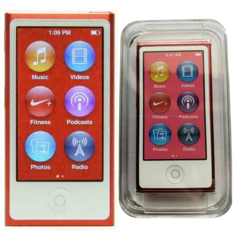 New Apple Ipod Nano 7th Generation 16gb Red Sealed With Retail Box