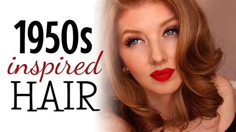 1950s Inspired Hair Tutorial Youtube