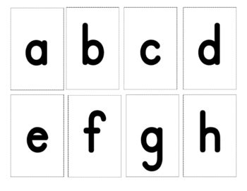 You'll notice that the letters include straight lines and circles instead of tails. LOWER CASE LETTERS FLASHCARDS by The Learning House Online ...