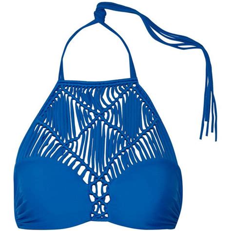 Mikoh Waimea Crocheted Halterneck Bikini Top €160 Liked On Polyvore