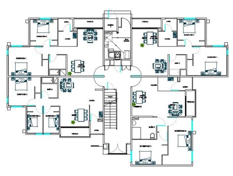 The Floor Plan For An Apartment With Three Rooms And Two Bathrooms