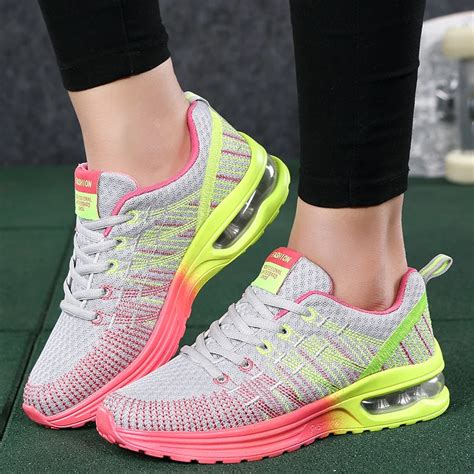 Running Shoes For Women 2018 Air Cushion Sporty Woman Sneakers Mesh