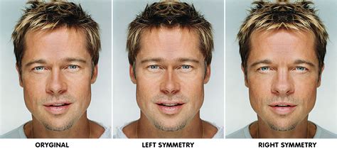Faces Photoshopped To Reveal Perfect Symmetrical Features Memolition