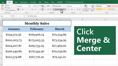 Fill justify is a better option. Merge and unmerge cells in Microsoft Excel - YouTube