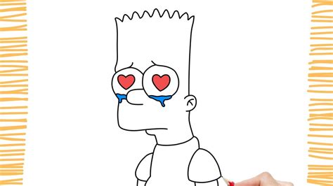Como Dibujar A Bart Sad I Los Simpsons Youtube