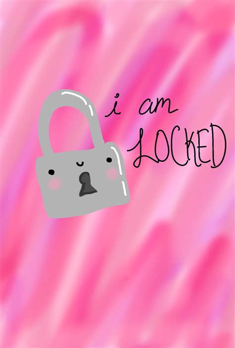 I Am Locked Iphone Wallpaper By Kissofvictoria On Deviantart