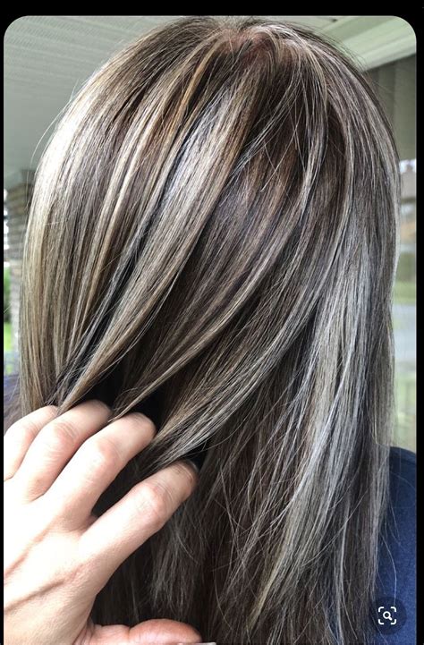 Pin By Rainell Cushman On Hair Silver Hair Highlights Hair