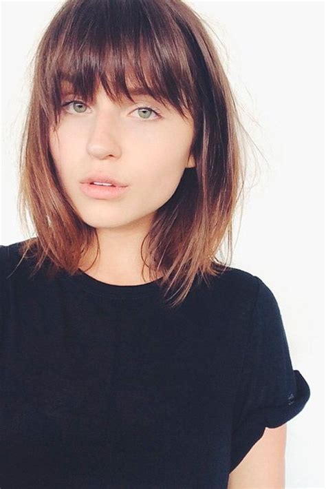 Best Hairstyles For Round Faces Short Hair With Bangs Bangs For Round Face Medium Hair Styles