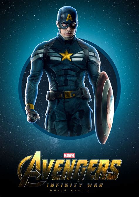 Avengers Infinity War Captain America Posterspy