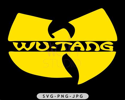 Wu Tang Rap Hip Hop Digital Downloadsvg Png  Files For Etsy Uk