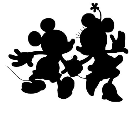 Free Mickey And Minnie Mouse Silhouette Download Free Mickey And