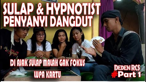 Sulap Hipnotis Para Biduan Hypnotist Lucu Youtube