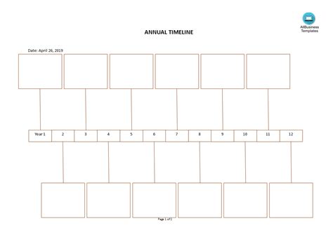 Free Annual Timeline Template Templates At
