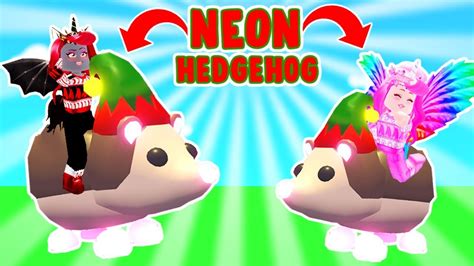 Making A Neon Elf Hedgehog With Iamsanna In Adopt Me Roblox Youtube
