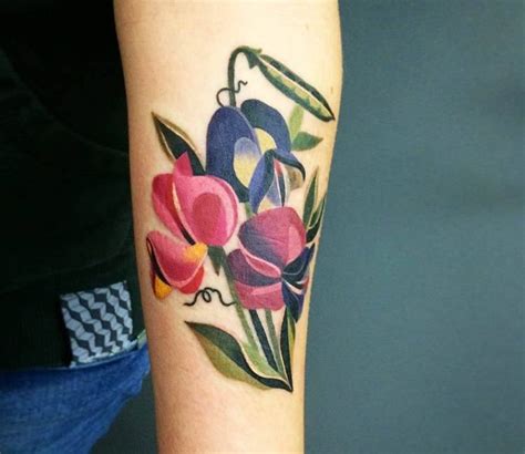 Vintage Flowers Tattoo By Sasha Unisex Post 15977