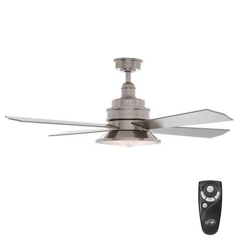 If you are like me and have had a few problems with your hampton bay ceiling fan remote not working then this is the article for you. Hampton Bay Valle Paraiso 52 in. Indoor Brushed Nickel ...