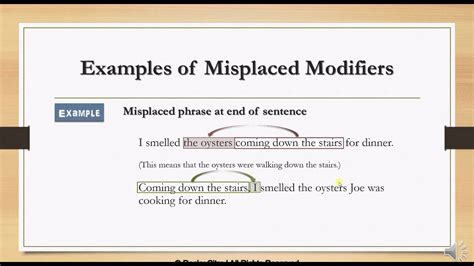 😀 Misplaced modifier examples. Dangling Modifier. 2019-01-09