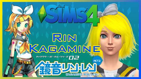 ♦ The Sims 4 Create A Sim Rin Kagamine Kagamine Twins Inspiración