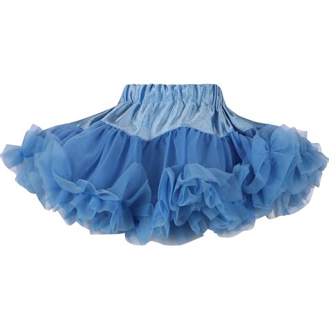 Dolly By Le Petit Tom Ruffled Tutu Skirt In Blue Bambinifashion Com