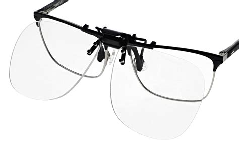 Clip On Flip Up Reading Glasses With Large Lens Adds 100 To 500