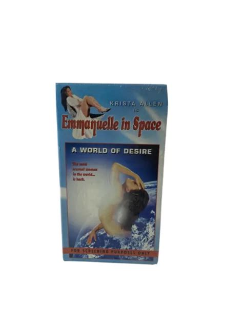 Emmanuelle In Space Unrated Vhs Video Screener Krista Allen World