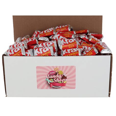 Buy Krackel Chocolate Crisp Rice Hershey Candy Bar In Box 2lb