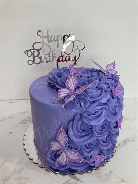 Purple Butterfly Cake Idea In 2022 Butterfly Cakes Pretty Birthday