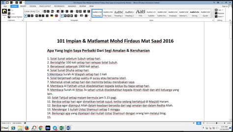 Karena diambil dari sumber terpercaya dan tentunya diambil dari ilmu yang relevan dengan kajian tulisan sebelum mengarah langsung ke cara menulis daftar pustaka dari jurnal. Revise 101 Matlamat Dan Impian Mohd Firdaus Mat Saad ...