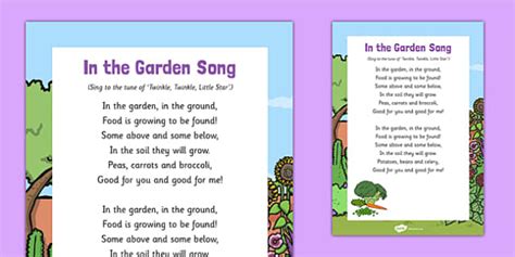 In The Garden Song Teacher Made