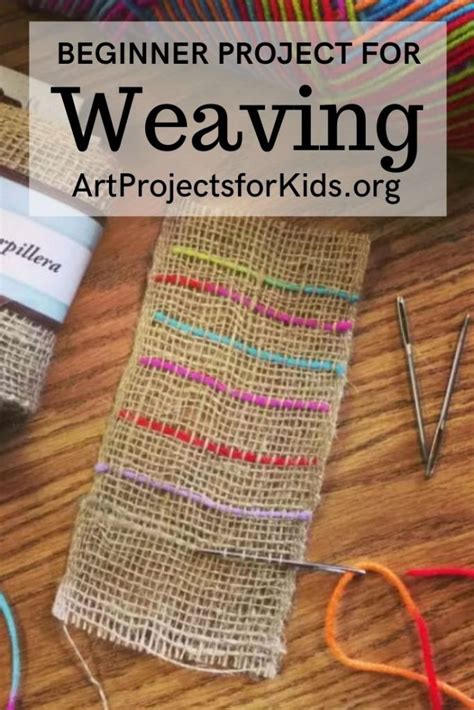 Easy Beginner Weaving Project · Easy Prep And Pretty Results