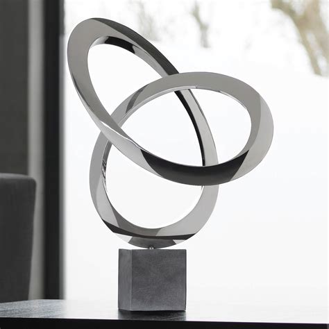 Cosmos 58cm Metal Stainless Steel Indoor Sculpture