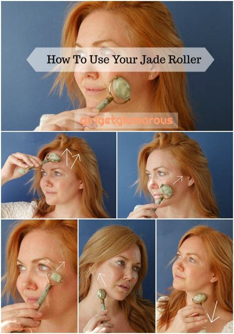 How To Use A Jade Roller Benefits Demo For Face Neck Eyes • Girlgetglamorous Skin Care