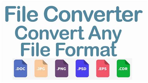 Free File Converter Convert Any File To Different Format Youtube