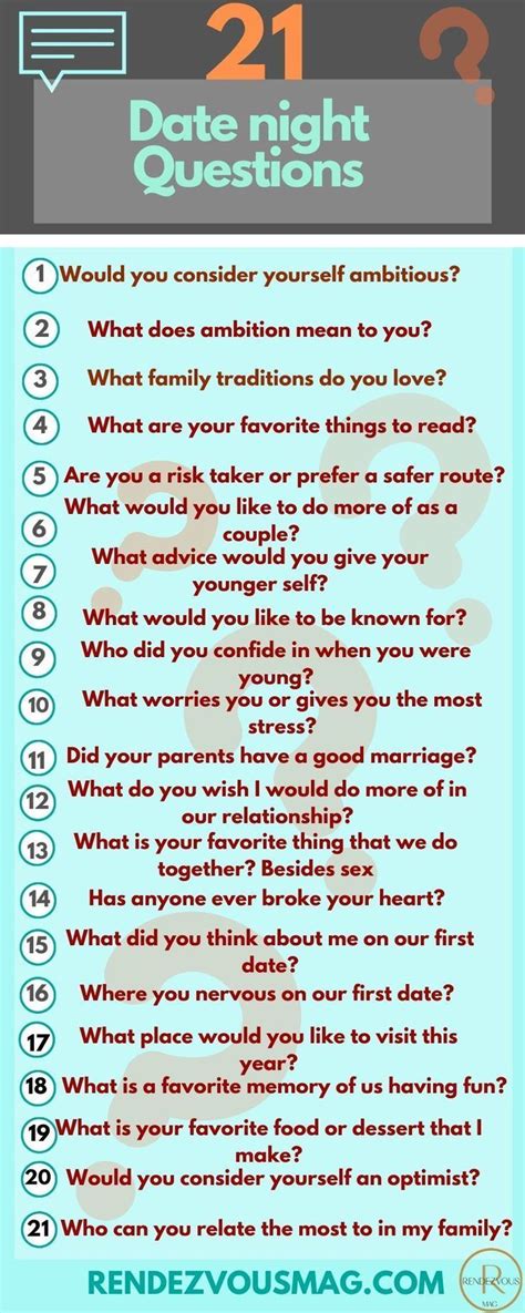 what are the best date night questions date night questions first date questions date night