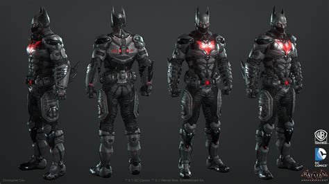 Christopher Cao Batman Arkham Knight Skin Batman Beyond Game Model