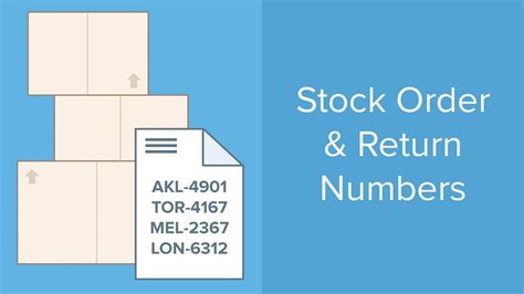 Stock Order And Return Numbers In Vend Vend U Youtube