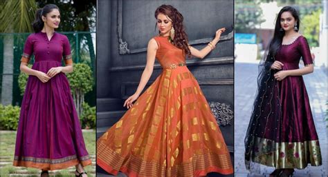 9 Ideas To Make Dresses From Old Sarees Diy Dress Up