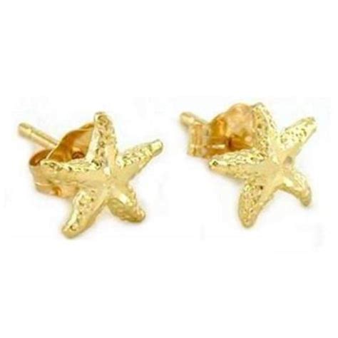 14k Gold Starfish Earrings Sea Jewelry 7mm Read More Reviews Of The