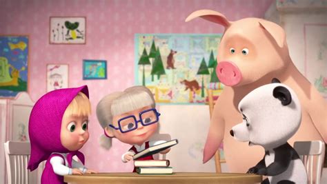 New 💥 Masha And The Bear 🎭💃 All The Worlds A Stage 💃🎭 Episode 76 Gharbala Website Free