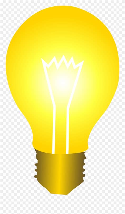 Download High Quality Light Bulb Clipart Yellow Transparent Png Images