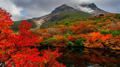 Nature Images Hd Autumn In Nasudake Japan Hd