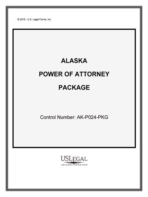 Power Of Attorney Form Alaska Law Help Fill Out And Sign Printable