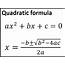 Quadratic Formula And The Discriminant  Andymathcom