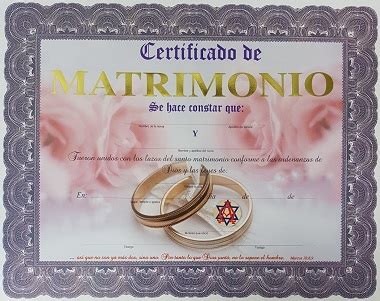 Certificado De Casamiento